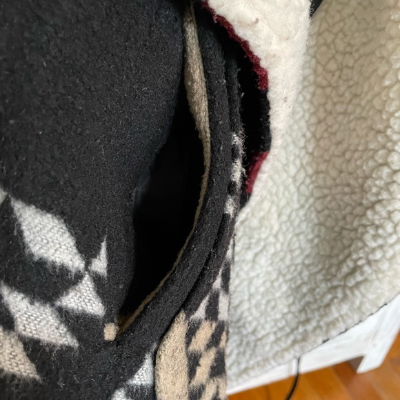 American Rag western style vest, Small, tie waist, wool blend, 4 front pockets - Picture 8 of 13